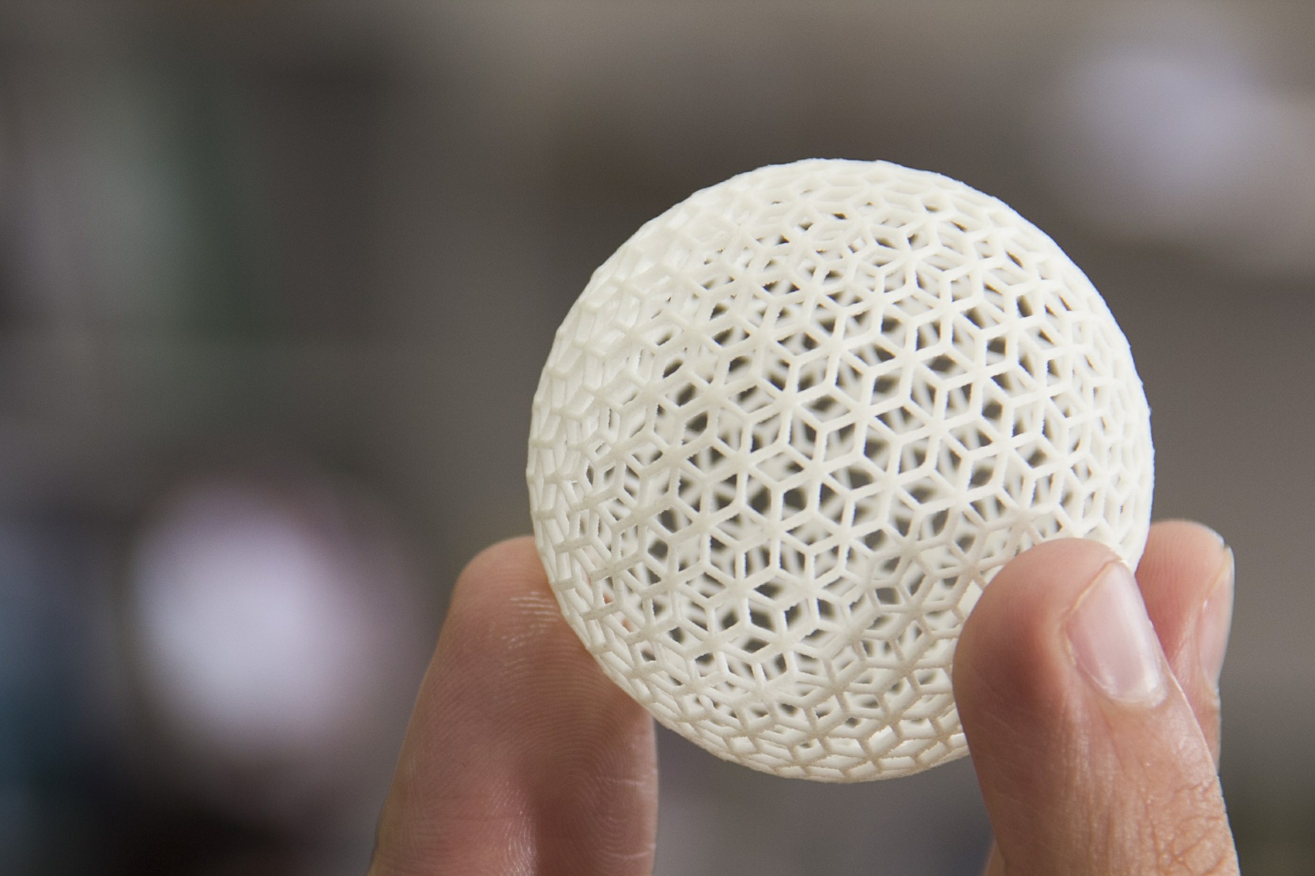 Esfera impresa en 3D