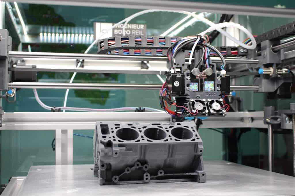 Prototipo de bloque motor impreso en 3D